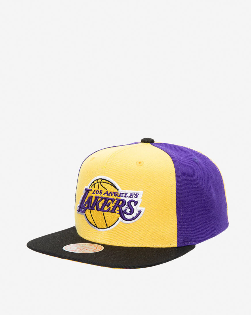 Shop Mitchell Ness Los Angeles Lakers On The Block Snapback