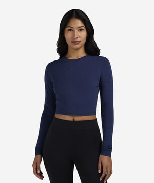 NSW Chill Knit Slim Long-Sleeve Cropped Top