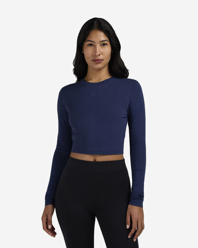 NSW Chill Knit Slim Long-Sleeve Cropped Top