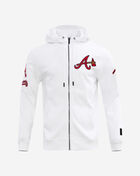 Atlanta Braves Classic Chenille Double Knit Full-Zip Hoodie 