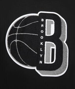 Brooklyn Nets Mash Up Rib Fleece Crewneck