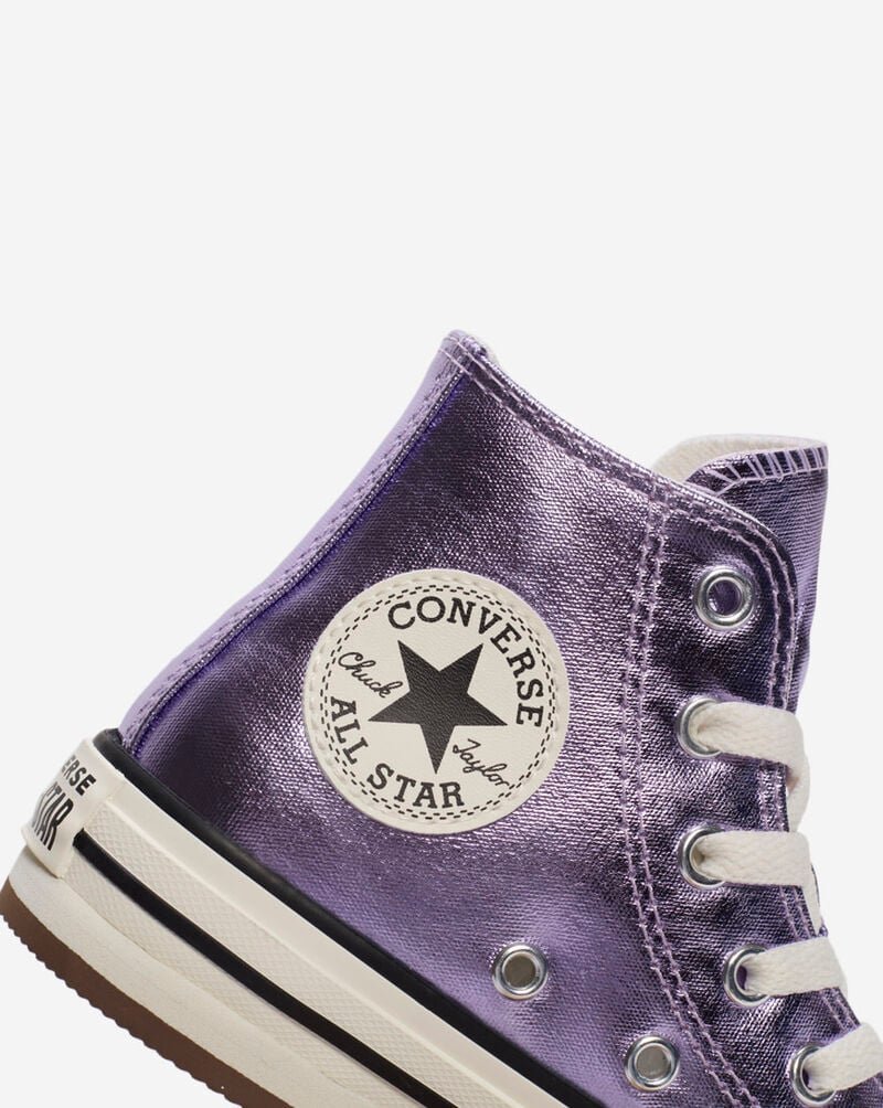 Converse Pre-School Chuck Taylor All Star EVA Lift Canvas Platform A13450C Purple 8