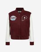 PRO STANDARD Philadelphia Phillies Retro Classic Wool Varsity Jacket LPHH34603-WIW Red 1