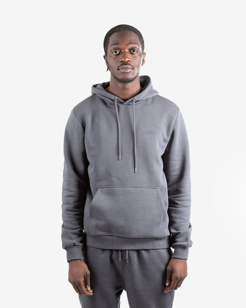 Shop SNIPES Small Logo Essential Hoodie SM-HD011-012-04-1 grey | SNIPES USA