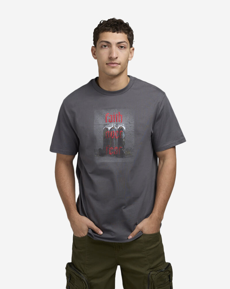 Mister Tee Faith Over Fear Tee MTUS011-US-02457 Grey 1