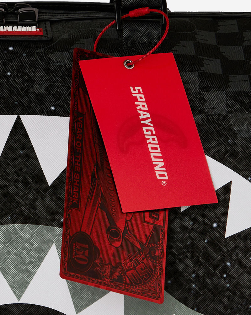 Sprayground Deep Space Drip Duffle Bag D8262 Black 7