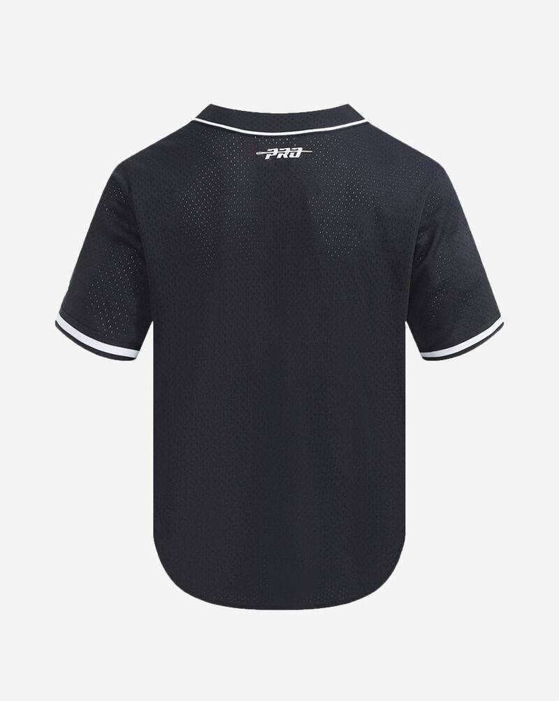 PRO STANDARD New York Liberty Breanna Stewart #30 Classic Mesh Button-Down Shirt WNL170298-BLK Black 3
