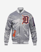 Detroit Tigers Old English Rib Satin Jacket