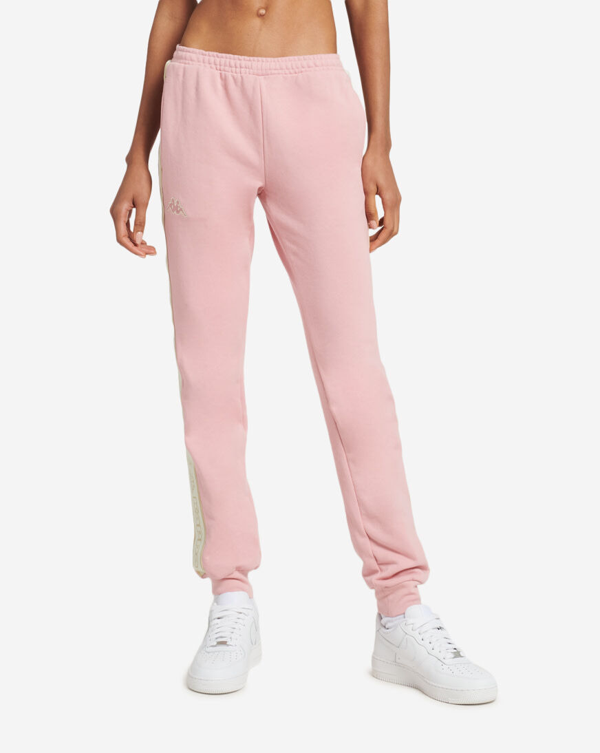 nike jogger logo tape pink