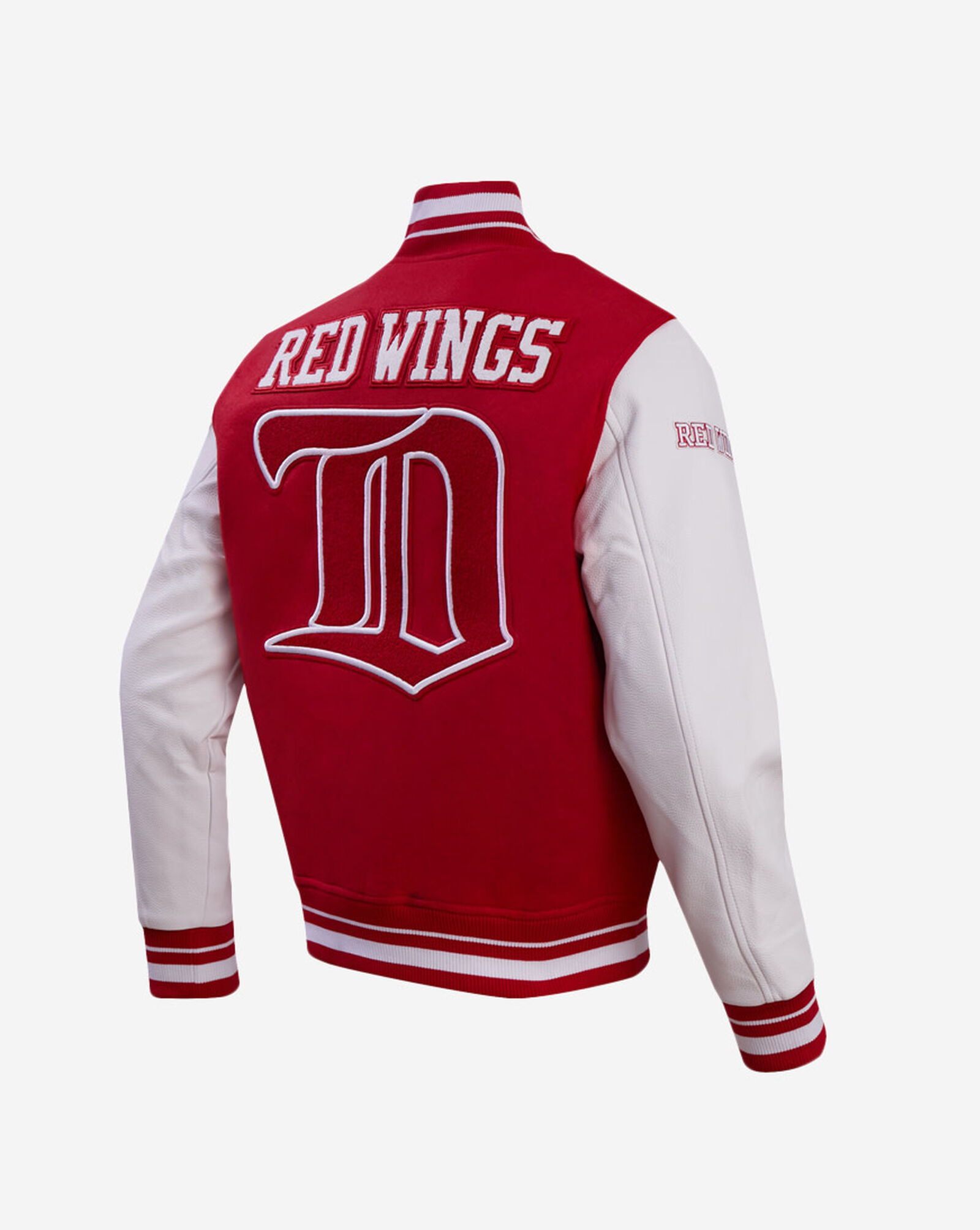 Detroit Red Wings Retro Classic Rib Wool Varsity Jacket