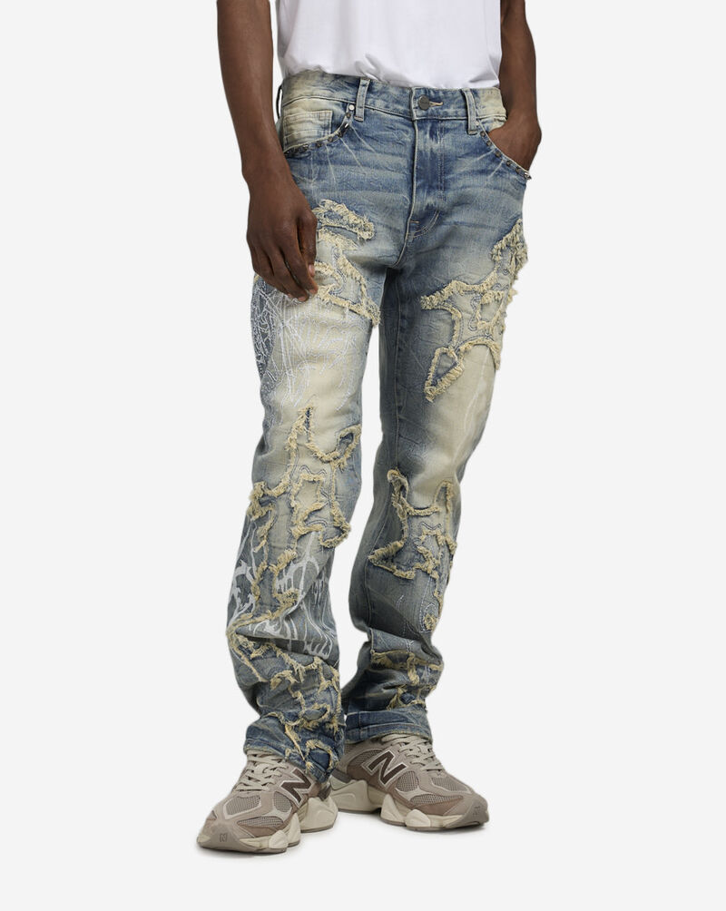 Smoke Rise Ascended Jeans JP25647SN-BLU Blue 1