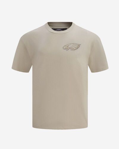 Philadelphia Eagles Neutral Drop Shoulder Tee