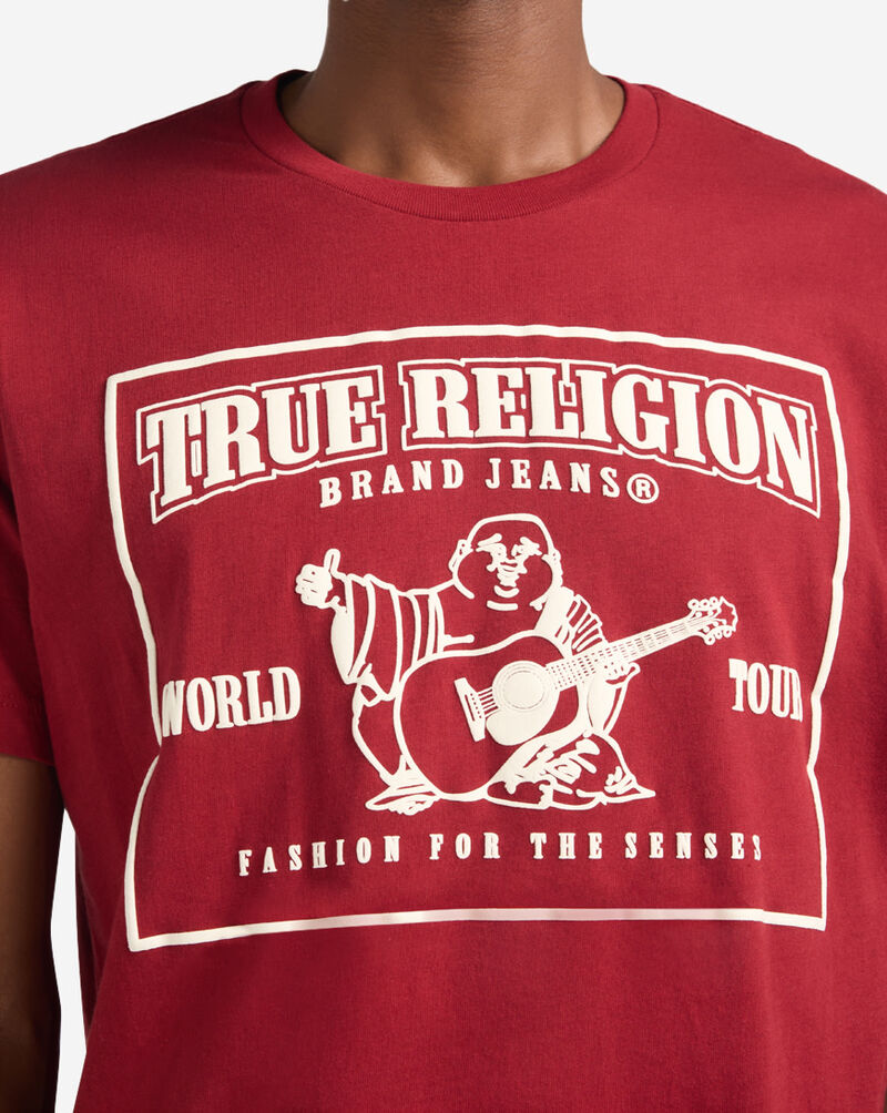 True Religion Puff Crew Tee 108205-RED Red 3