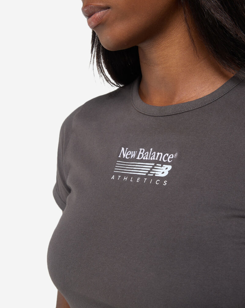 New Balance Trackside Ringer T-Shirt WT62O4MB-BLK Grey 3