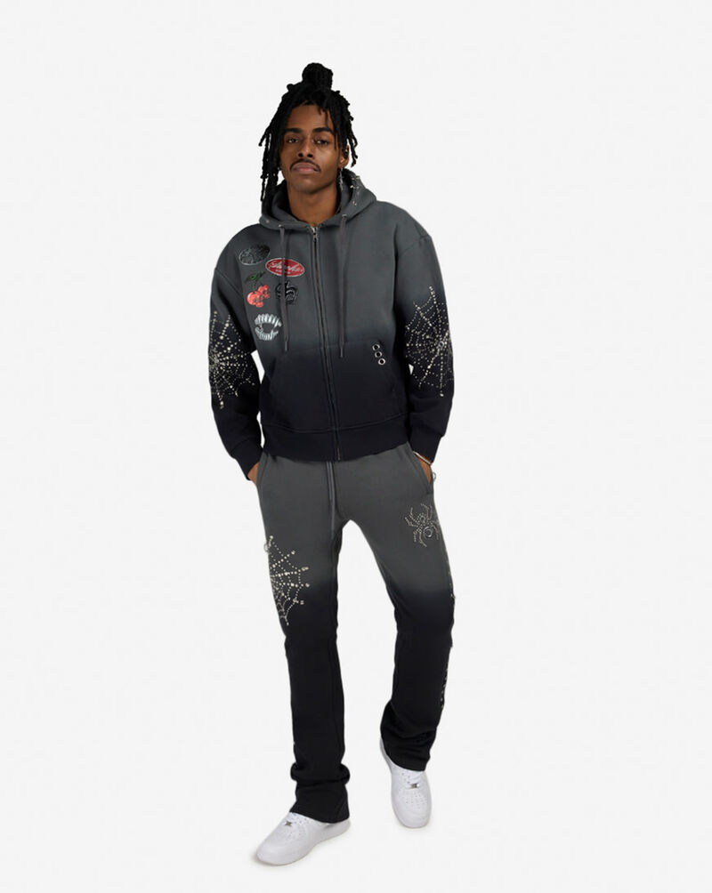 Smoke Rise No Rules Fleece Full Zip Hoodie FO26S467SN-BLK Black 4