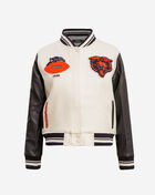 PRO STANDARD Chicago Bears Retro Classic Rib Wool Varsity Jacket FCHH44001-EMN cream 1