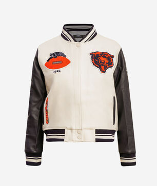 Chicago Bears Retro Classic Rib Wool Varsity Jacket