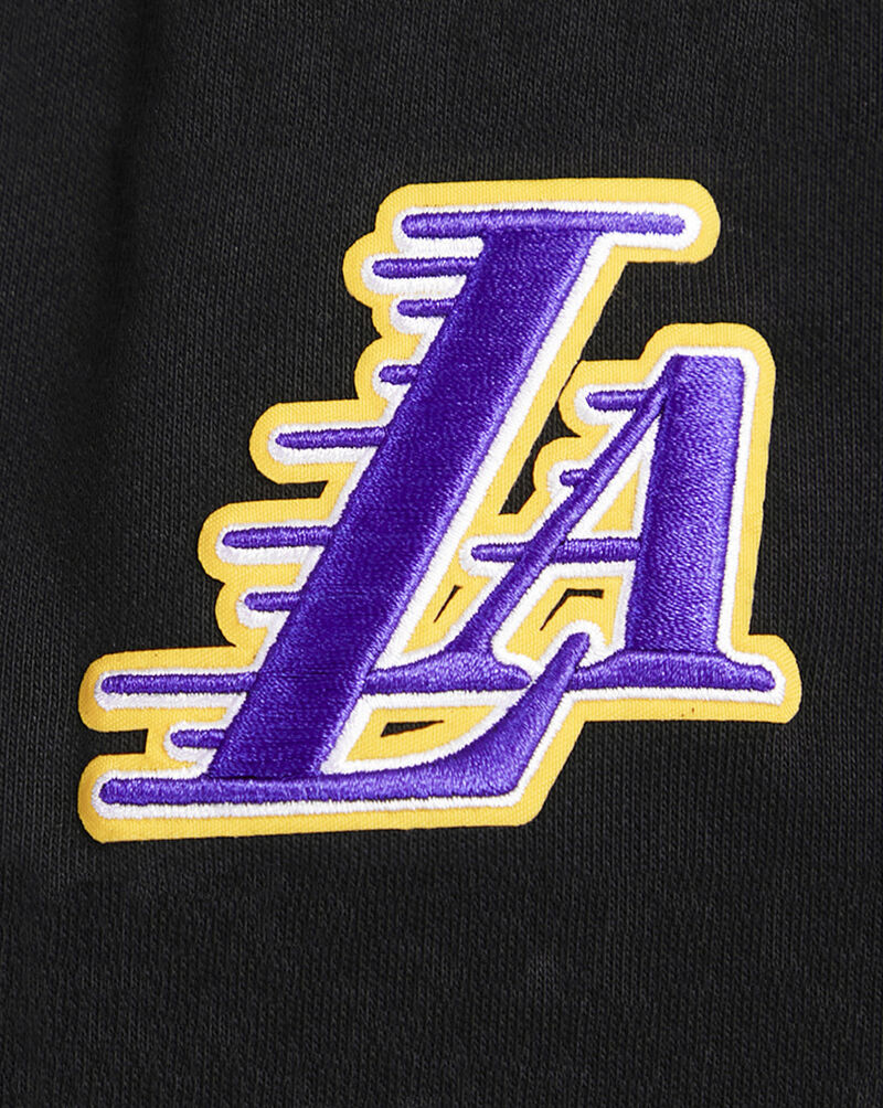 PRO STANDARD Los Angeles Lakers Retro Classic Fleece Crewneck BLLC56215-BKY Black 4