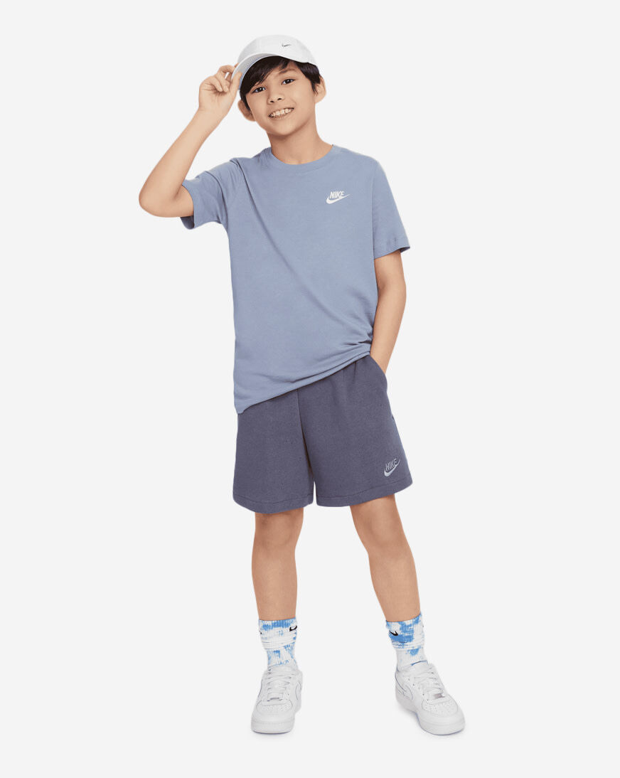 Shop Nike Big Kids' NSW Futura Tee AR5254-495 blue | SNIPES USA