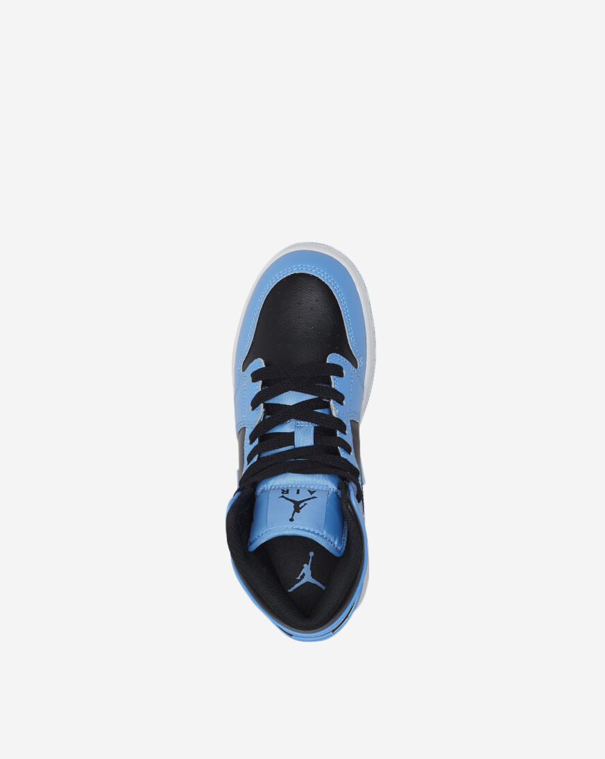 jordan 1 mid laser blue snipes