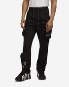 Smoke Rise Utility Nylon Joggers WP25182SNZ-BLK Black 1