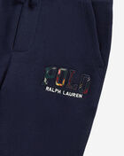 Kids' Plaid-Logo Fleece Jogger Pant