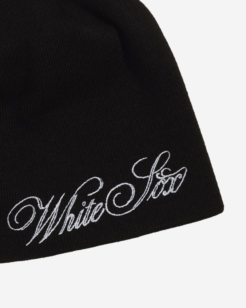 New Era Chicago White Sox Script Oversized Logo Knit 60981480 Black 2