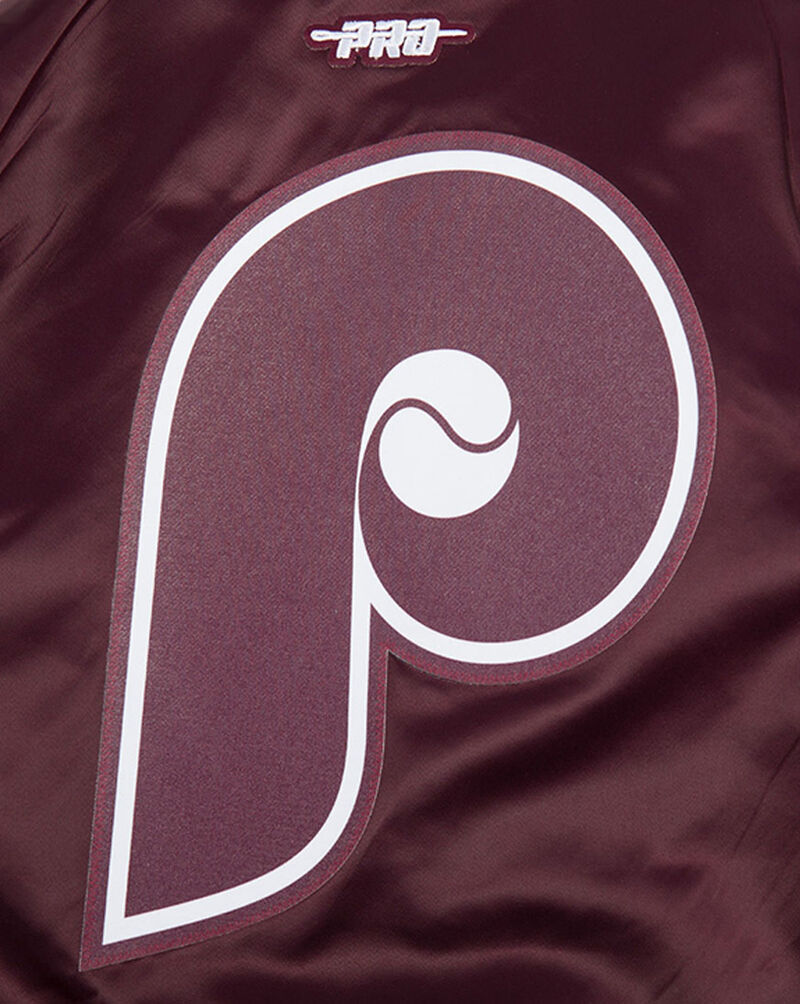 PRO STANDARD Big Boys' Philadelphia Phillies Classic Satin Jacket  LPHB6315080-WNE Red 2