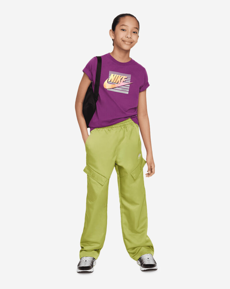 Nike Big Kids' NSW Futura Retro Tee FN9552-503 Purple 4