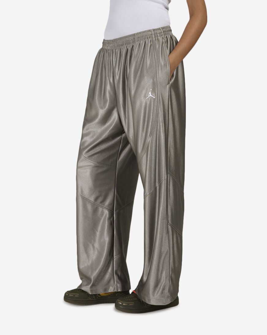 Shop Jordan Brooklyn DuraSheen Track Pants IF1086-016 silver