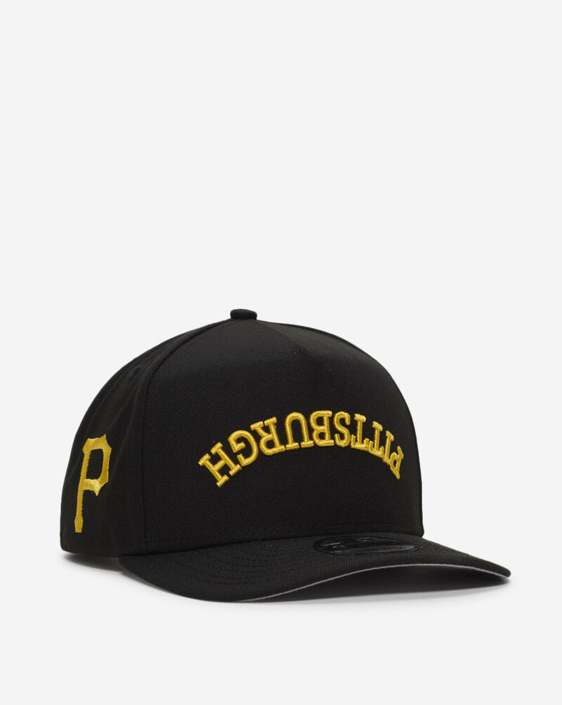 New Era 9Fifty A-Frame Pittsburgh Pirates Upside Down Snapback Hat 70904228 Black 1