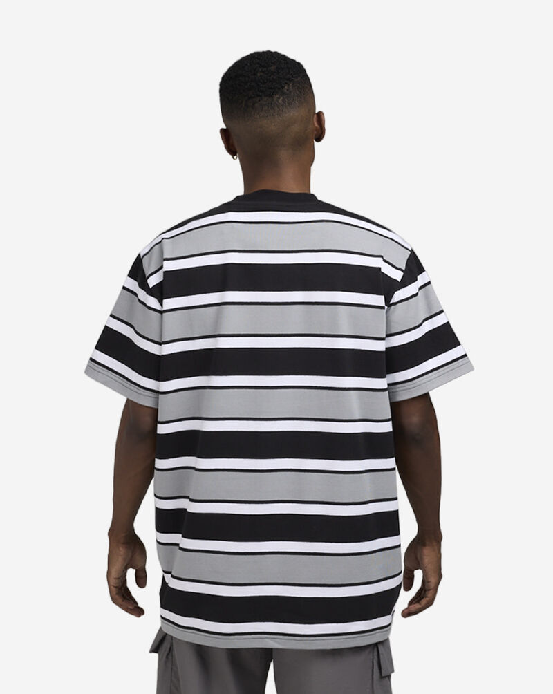 Mitchell  Ness New York Yankees Striped T-Shirt SS10114-NYYBLCK Black 2