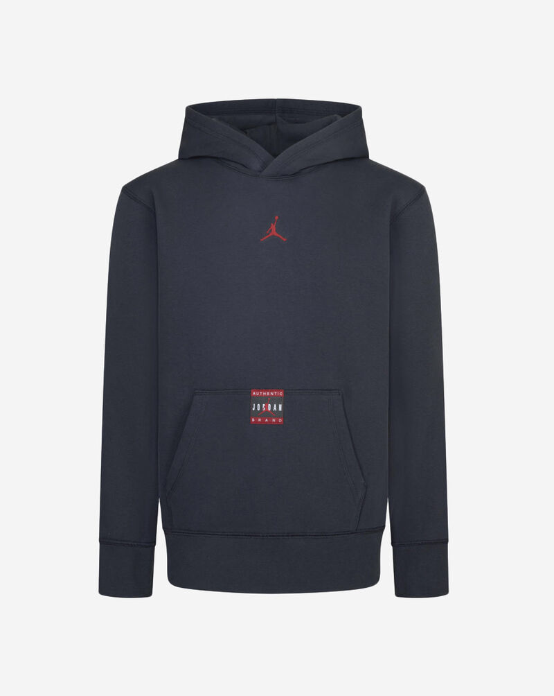 Jordan Big Kids' J Day Brooklyn Fleece Pullover Hoodie 95D690-G0T Blue 1