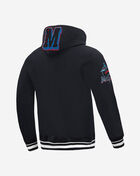 Miami Marlins Mash Up Rib Fleece Pull Over Hoodie