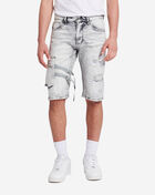 Multi Detail Cargo Denim Shorts