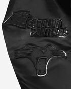 Carolina Panthers Triple Black Satin Jacket