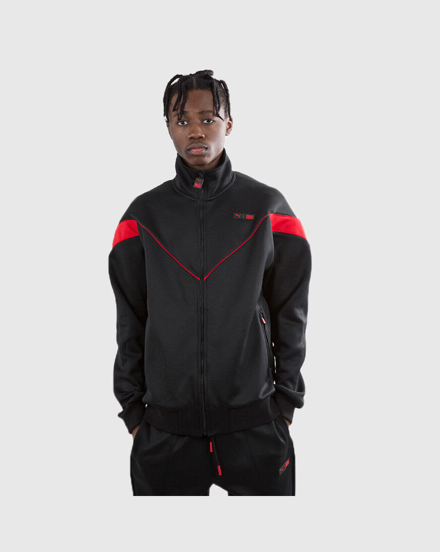 puma x tmc mcs track jacket black