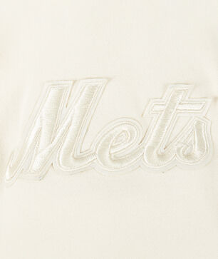 Big Boys' New York Mets Neutral Fleece Pull Over Hoodie