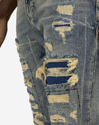 Ripped Detail Denim Shorts