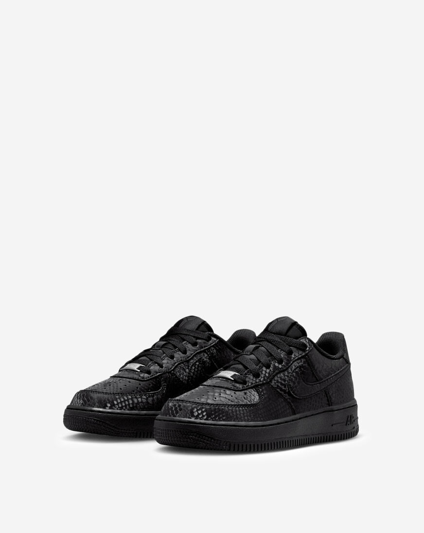 Shop Nike Big Kids' Air Force 1 Low IO4610-001 black | SNIPES USA