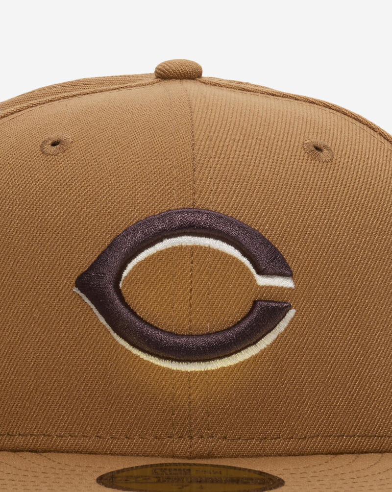 New Era 59Fifty Cincinnati Reds Light Bronze Fitted Hat 70985712 Beige 2