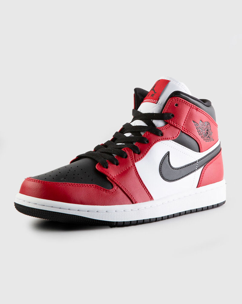 Jordan Air Jordan 1 Mid "Chicago Black Toe" 554724-069 Black 2