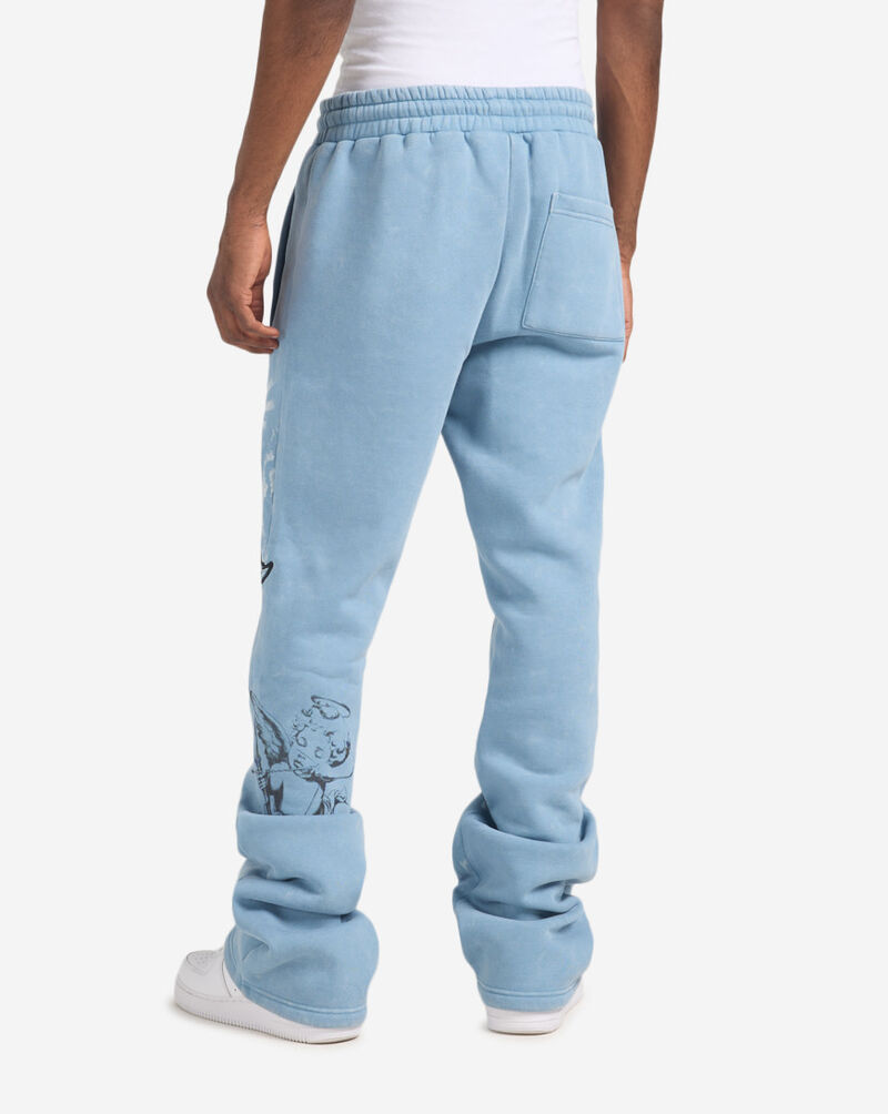 Smoke Rise Trouble In Peace Fleece Pant FP26F541SNZ-BLU Blue 2