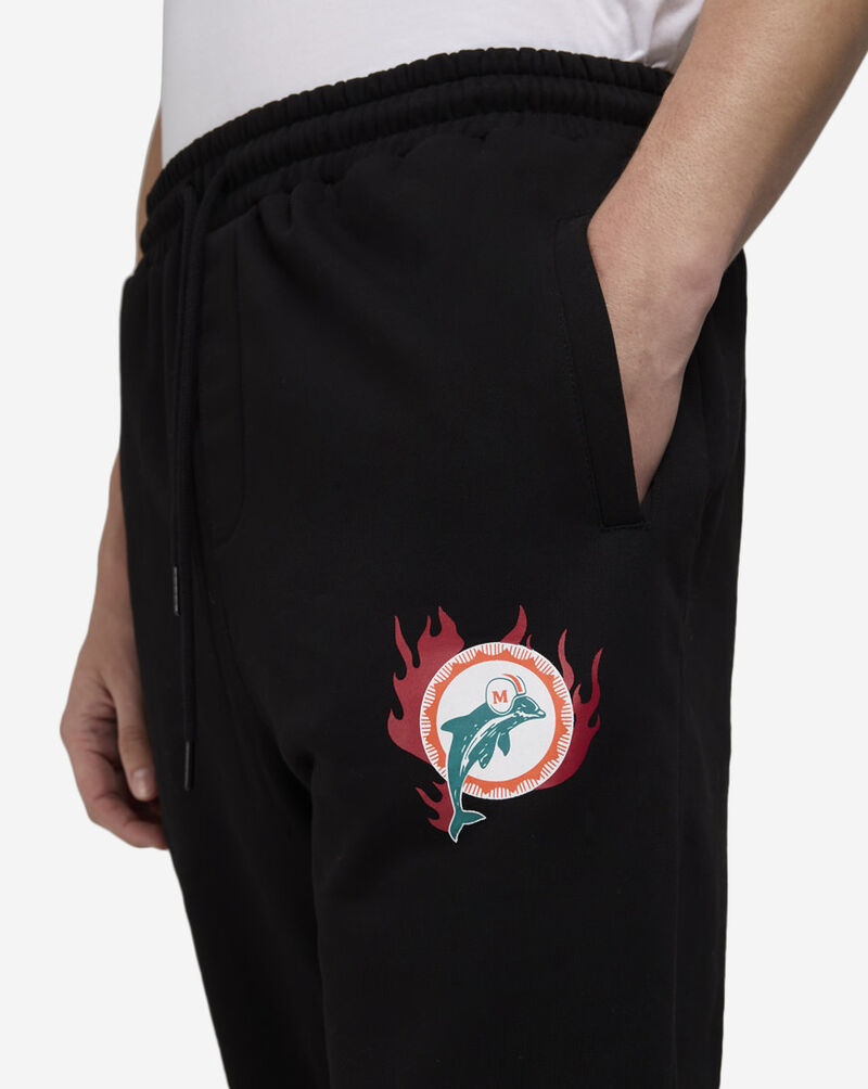 Mitchell  Ness NFL Dolphins Sweatpants BT8917-MDOBLCK Black 3