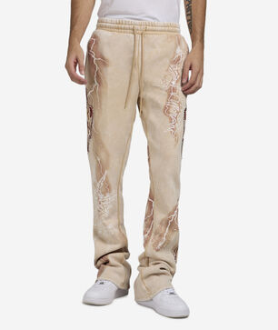 Paradise Stacked Fleece Pants