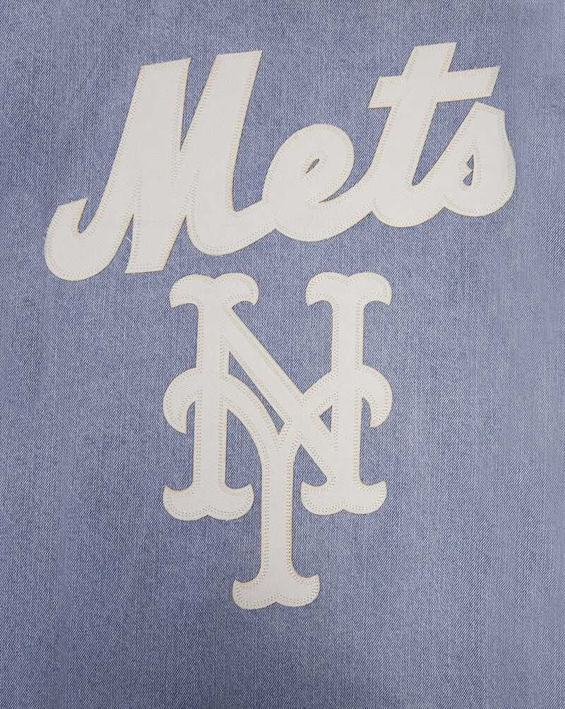 PRO STANDARD New York Mets Varsity Blues Denim Varsity Jacket LNM639123-DLN Blue 4