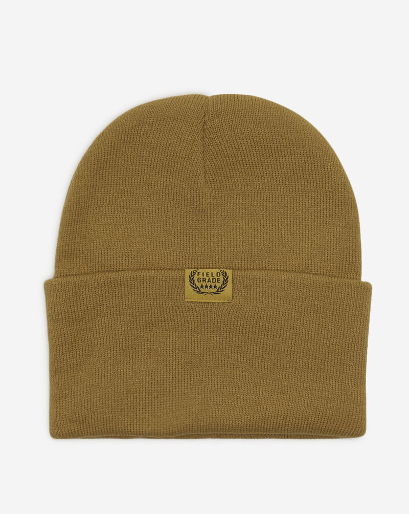 Field Grade Go F Yourself Wheat Cuff Beanie 1004960 Brown 3