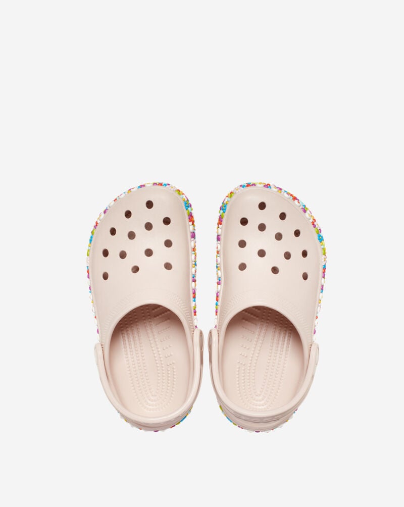 Crocs Pre-School Classic Beaded Band Clog 211614-6UR Pink 5