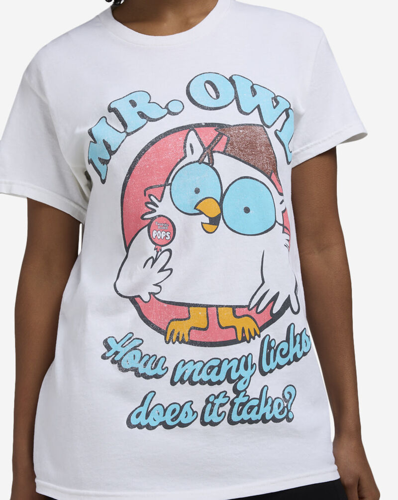 Graphic Tees Mr. Owl How Many Tee TOOT573-NATURAL White 3