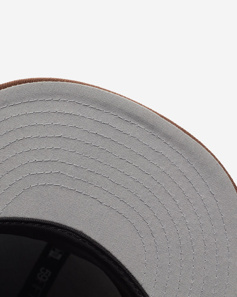 New Era 59Fifty New York Mets Herringbone 2-Tone Fitted Hat 60586699 Brown 4